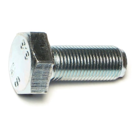 Midwest Fastener Class 8.8, M10-1.00 Hex Head Cap Screw, Zinc Plated Steel, 25 mm L, 25 PK 53541